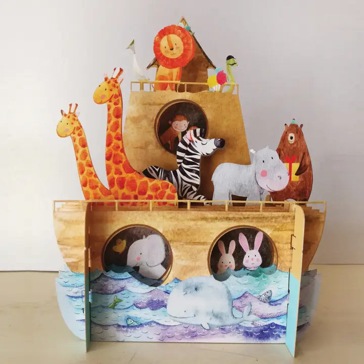 Geburtstagskarte 3D Arche Noah