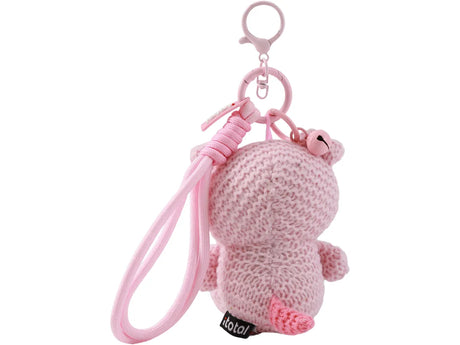 Schlüsselanhänger gehäkelt Schwein