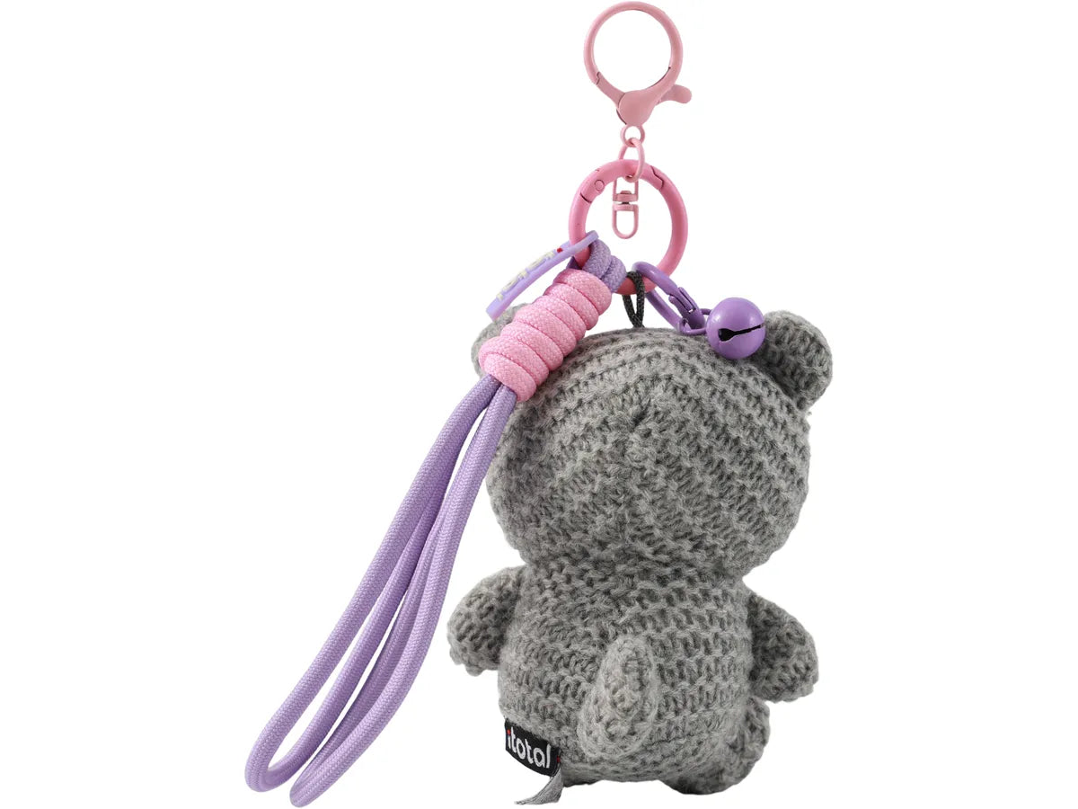 Schlüsselanhänger gehäkelt Hippo