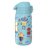 Kinder Edelstahl Trinkflasche Ion8 400ml Roboter