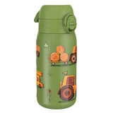 Kinder Edelstahl Trinkflasche Ion8 400ml Bauernhof Fahrzeuge
