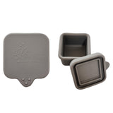 Silikonformen Baurelia Cups mit Deckel 2er Set Blau/Grau