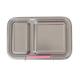 Edelstahl Znünibox Baurelia Box Eco mit 2 Unterteilungen Rosa