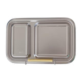 Edelstahl Znünibox Baurelia Box Eco mit 2 Unterteilungen Pastellgelb
