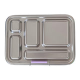 Edelstahl Znünibox Baurelia Box Eco mit 5 Unterteilungen Flieder