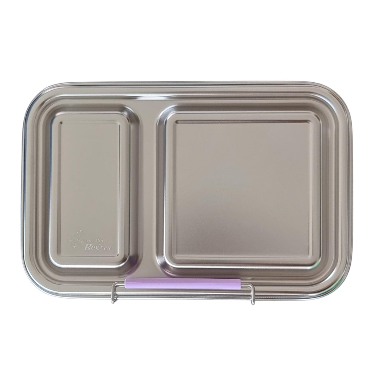 Edelstahl Znünibox Baurelia Box Eco mit 2 Unterteilungen Flieder