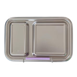 Edelstahl Znünibox Baurelia Box Eco mit 2 Unterteilungen Flieder