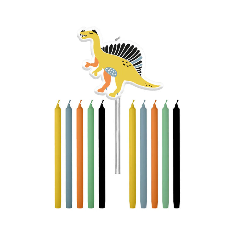 Geburtstagskerzen Dino