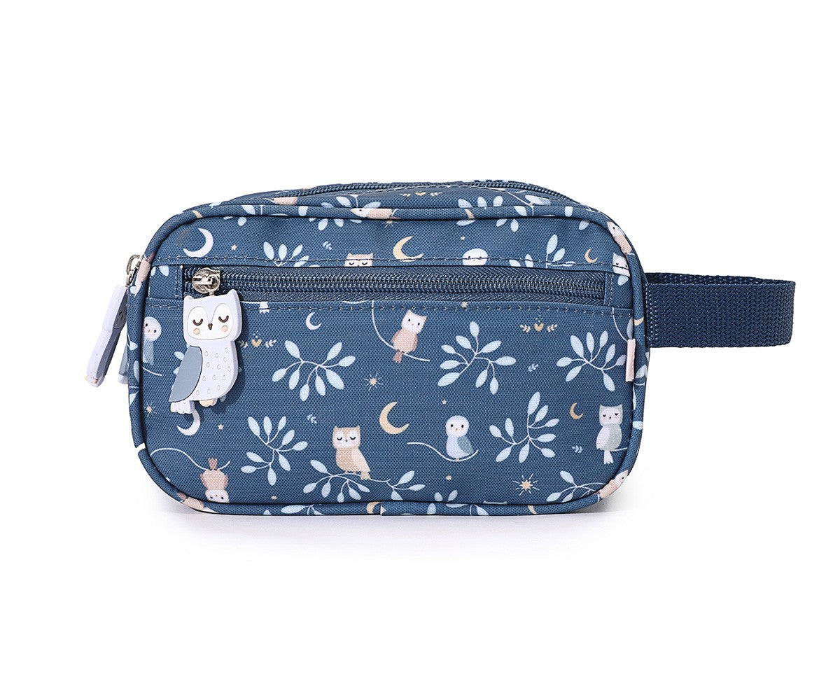 Kinder Necessaire Kulturbeutel Eule XL