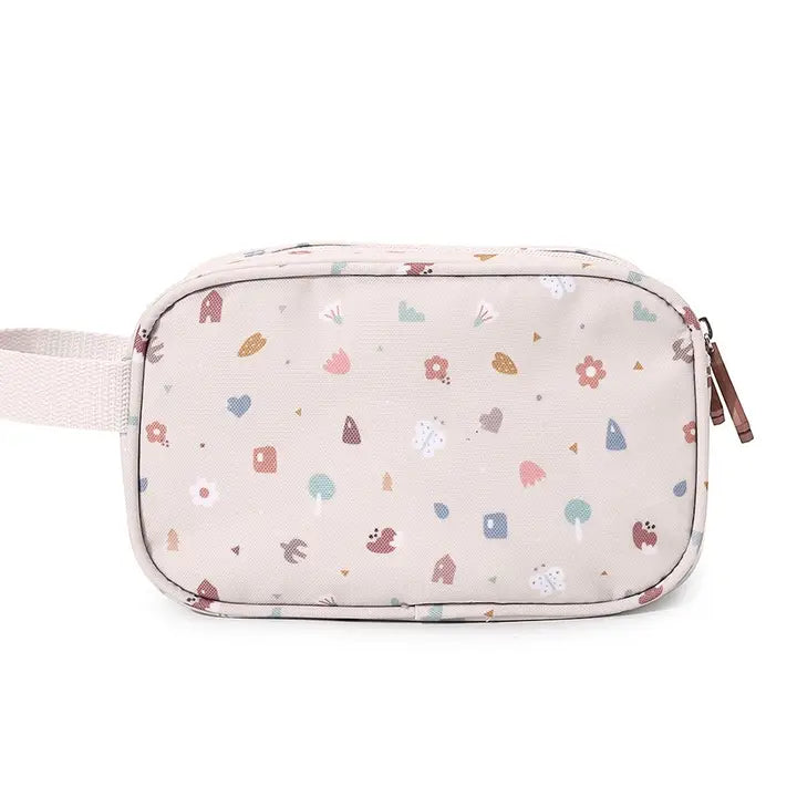 Kinder Necessaire Kulturbeutel Nature Muster XL