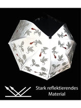 Kinder Regenschirm mit Farbwechsel Drache