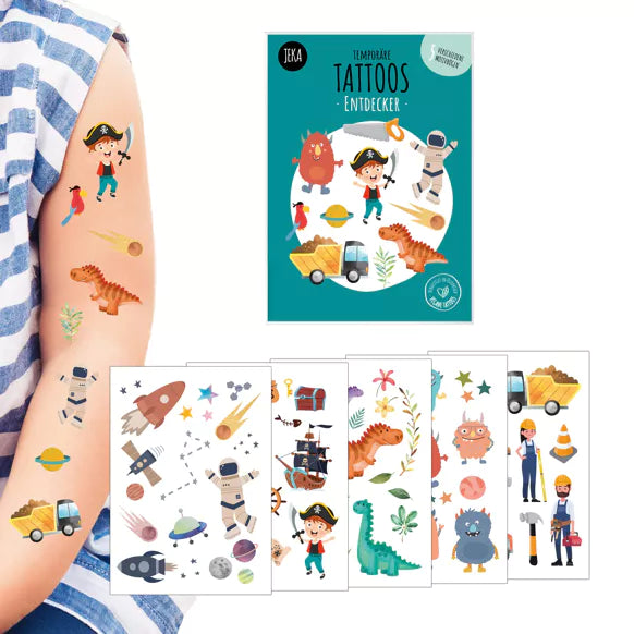 Kinder Tattoo Jeka Entdecker
