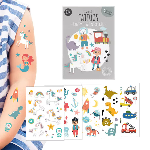 Kinder Tattoo Jeka Fantasie & Entdecker