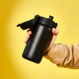 Kinder Thermosflasche Ion8 350ml Schwarz