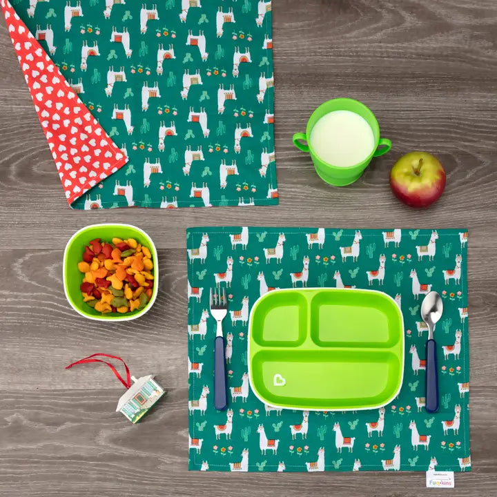 Kinder Tischset Lama