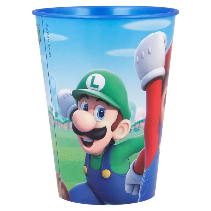 Comic Zahnputz Trinkbecher Super Mario klein