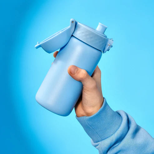 Kinder Edelstahl Trinkflasche Ion8 400ml Pastellblau