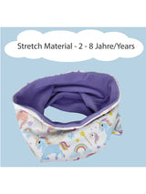 Kinder Winter Mütze & Loop Schal Einhorn
