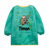 Malschürze für Kinder Uni Grün 4-6 Jahre