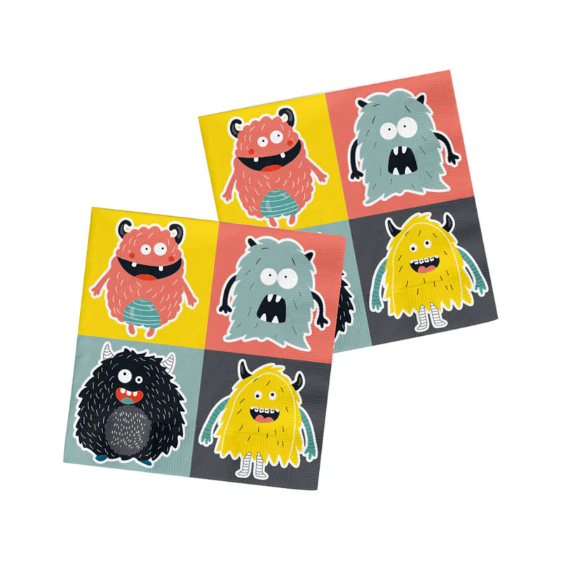 Kinder Servietten Monsterchen