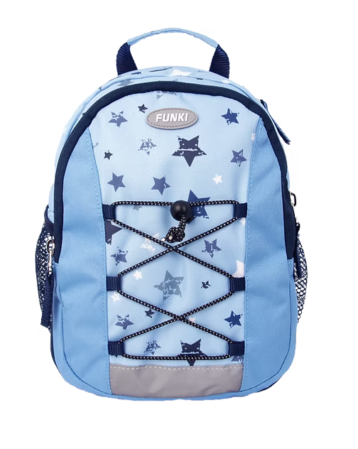 Kindergartenrucksack Funki Sterne Blau