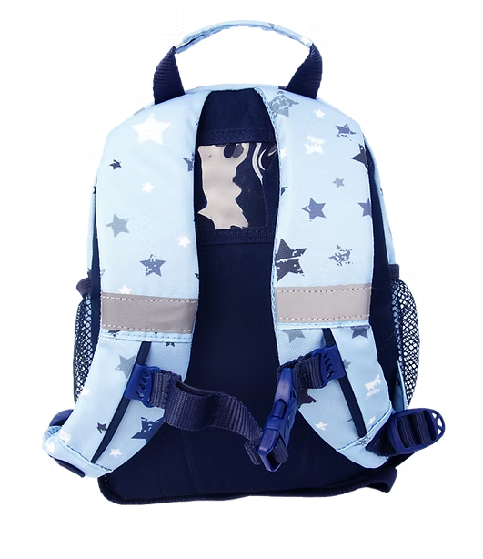 Kindergartenrucksack Funki Sterne Blau