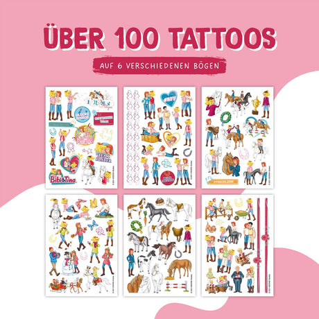 Kinder Tattoo 100 Stück Bibi & Tina