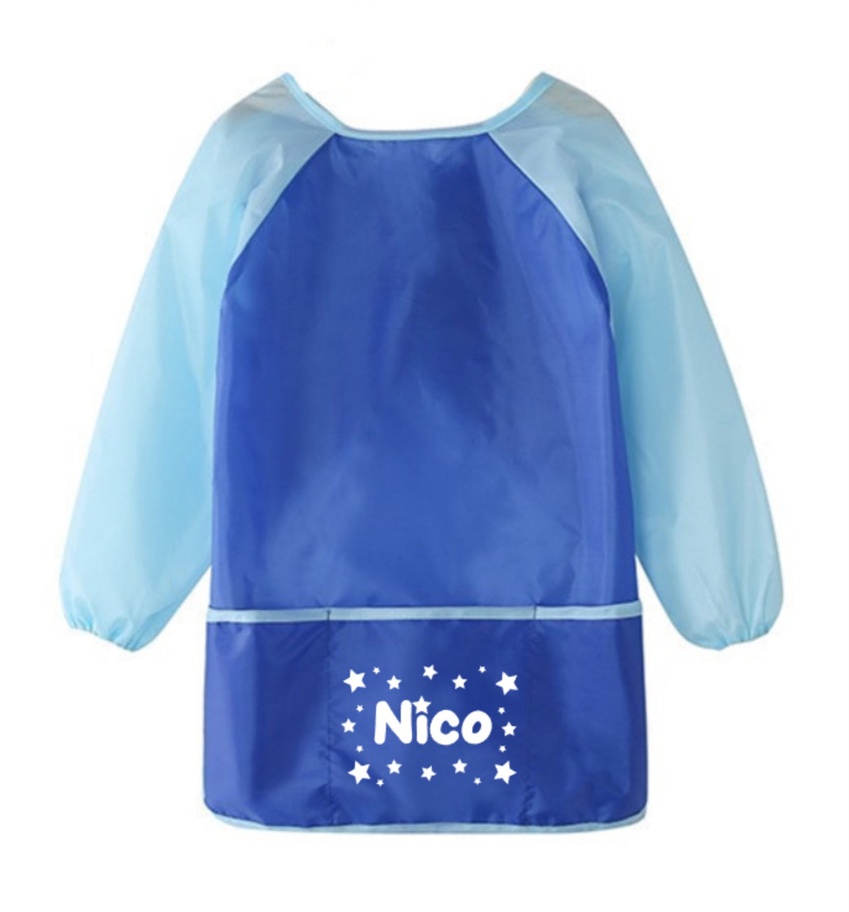 Malschürze für Kinder Blau 4-6 Jahre