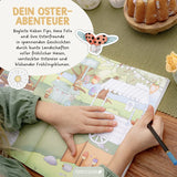 Kreatives Osterwelt Heft - Malen, Rätseln & Stickern