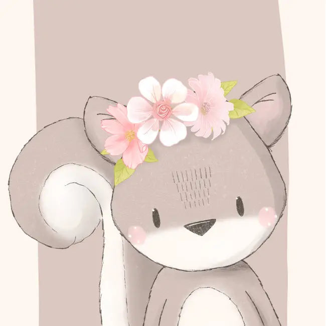 Mini Grusskarte Eichhörnchen