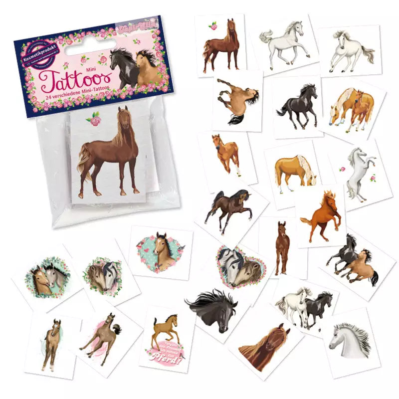 Kinder Mini Tattoo Set Pferd