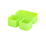 Silikonformen MontiiCo Bento Cups 3er Set Matcha