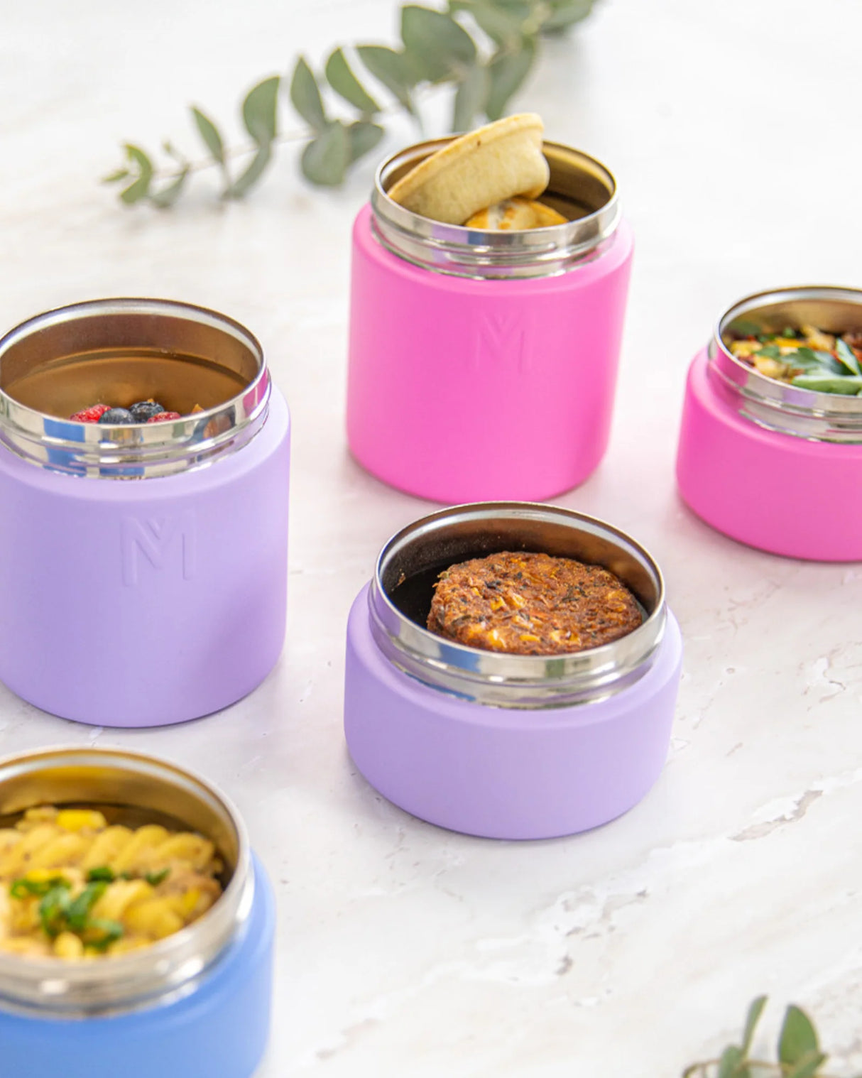 Thermobehälter Lunchbox MontiiCo Lilac