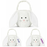 Osternest und Osterkorb Tasche Kuschelhase Weiss