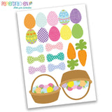 Osternest Papiertüten Osterhasen Bunt
