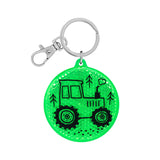 Reflektoranhänger Rund Traktor