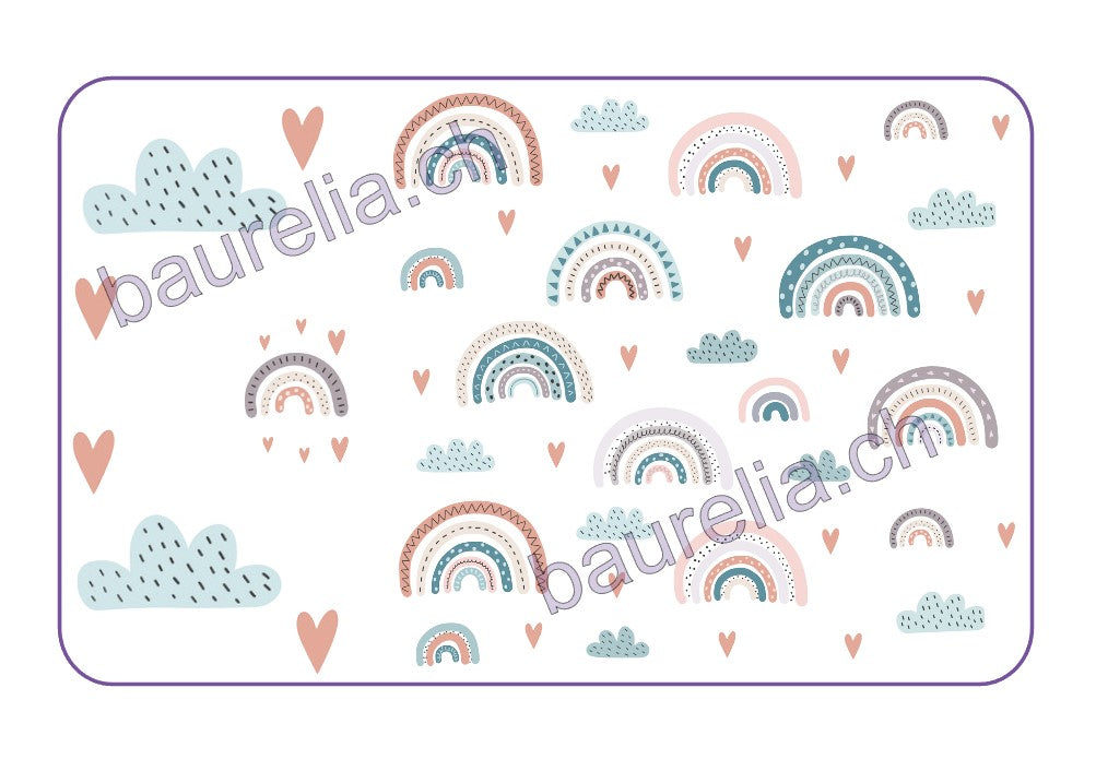 Baurelia Box Inlay bedruckt Regenbogen 1
