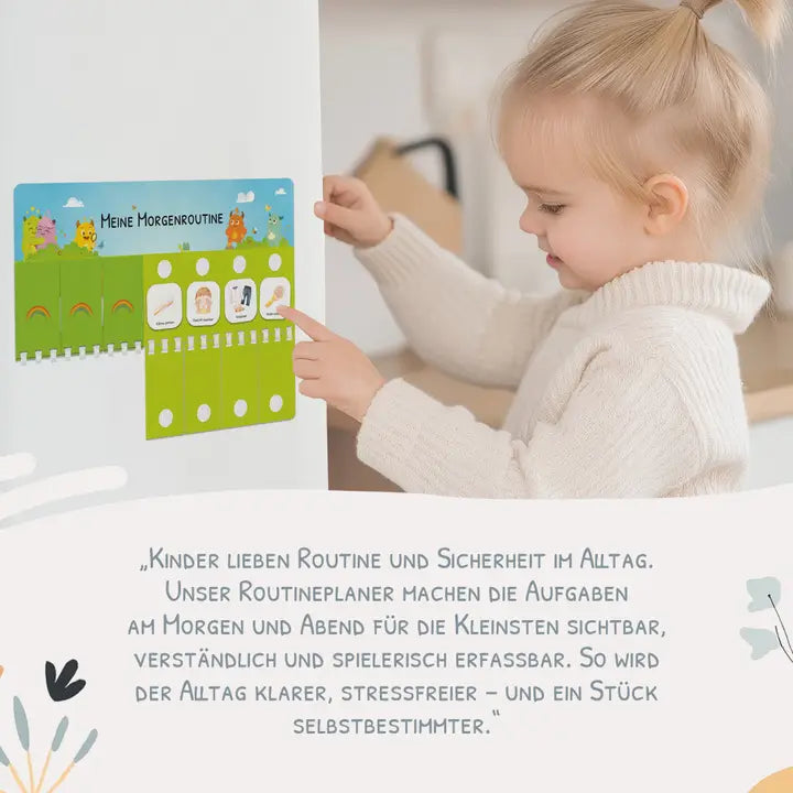 Routineplaner (Morgen & Abend) - Motiv Monster Mutmacherbande