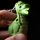 Schlüsselanhänger Dino LED