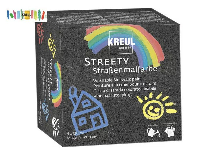 Strassenmalkreide flüssig zum malen 4 Farben