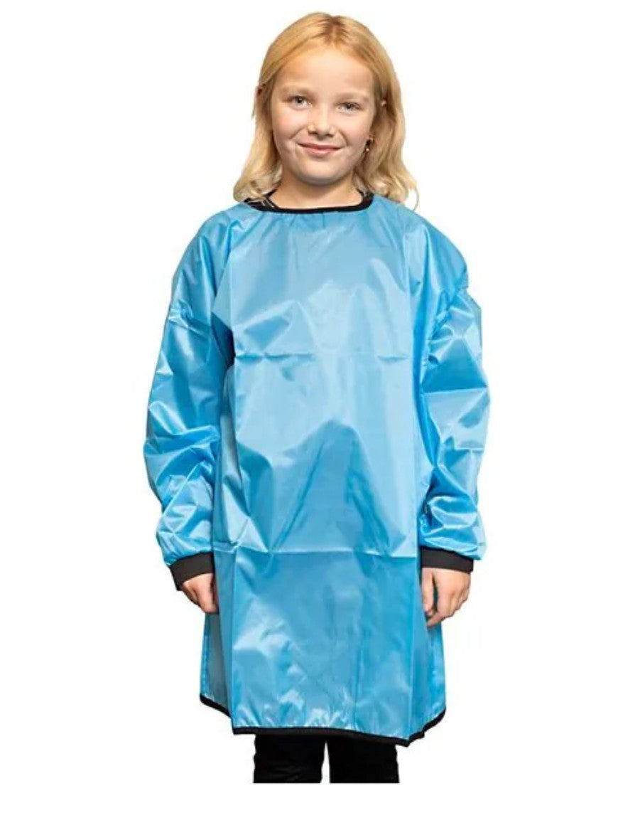 Malschürze für Kinder Blau 7-12 Jahre