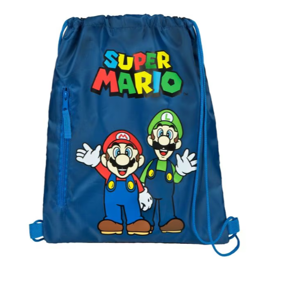 Turnbeutel Kinder Comic Super Mario & Luigi