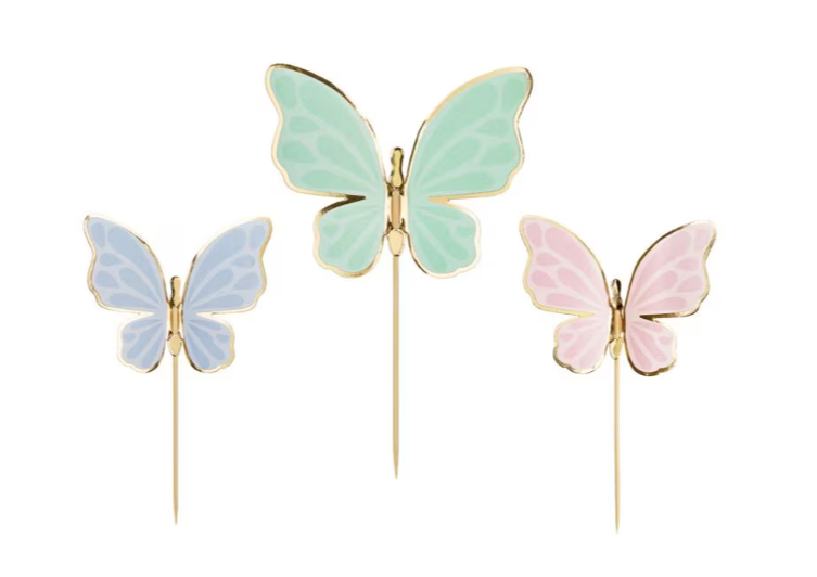 Cake Topper Schmetterlinge