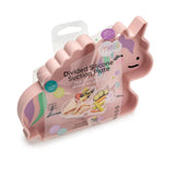 Kinder Silikonteller mit Saugnapf Einhorn rosa