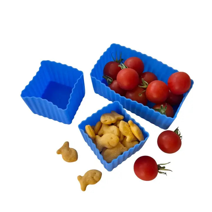 Yumbox Silikonformen 3er Set Blau