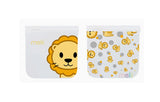 Lunchbag & Snackbeutel wiederverwendbar 2er Set Löwe