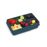 Znünibox Snackbox Melii mit 6 Unterteilungen Petrol