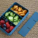 Znünibox Snackbox Melii mit 6 Unterteilungen Petrol