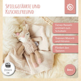 Kuscheltier Hirsch mit Rassel