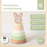 Holz Stapelturm Hase